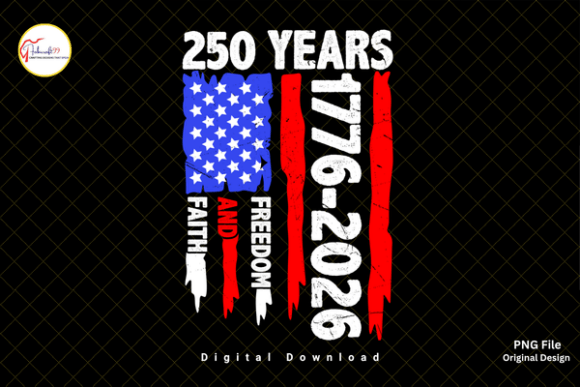 250 Years of Faith & Freedom: A Bold Patriotic Design for 1776-2026