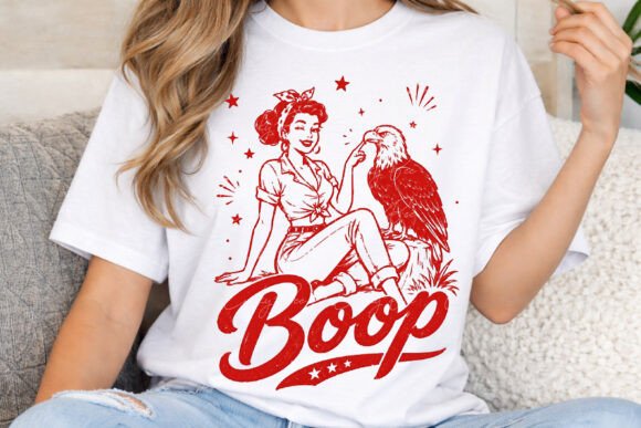 Boop PNG: Vintage Americana Charm for Your Projects