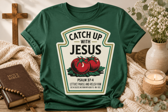 Catch Up With Jesus: A Faith-Based Graphic That Brings the Fun