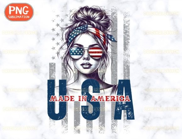 Celebrate Freedom: Retro America PNG for Your 4th of July Designs