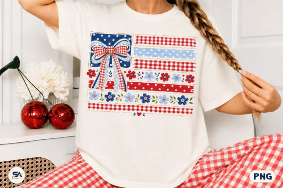 Celebrate in Style with Coquette American Flag Patriotic Designs