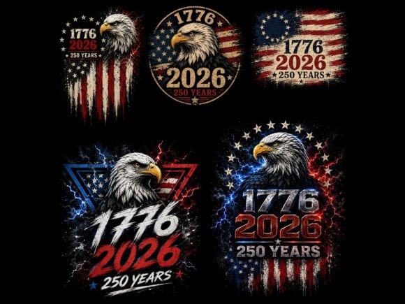 Celebrate the USA 250th Anniversary with Patriotic PNG Designs