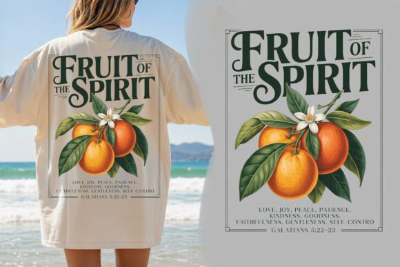 Fruit of the Spirit Citrus Tee: A Design Asset for Meaningful Branding