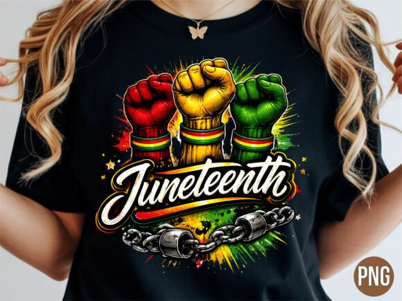 Juneteenth Fist Freedom PNG Shirt: A Designer's Asset