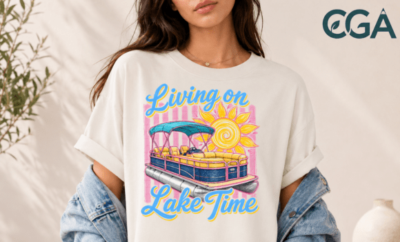 Living on Lake Time Pontoon Boat PNG: A Designer's Guide