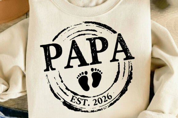 Papa Est 2026 Dad Father's Day PNG: A Designer's Asset