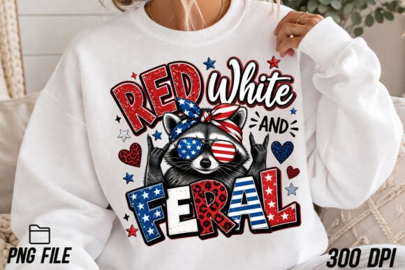 Patriotic Raccoon PNG: Creative Design Applications